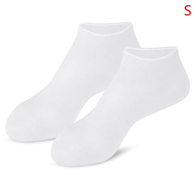 1 Paar Fußpflege-Socken, Spa-Silikon-Feuchtigkeitsgel, Anti-Riss-Protektoren