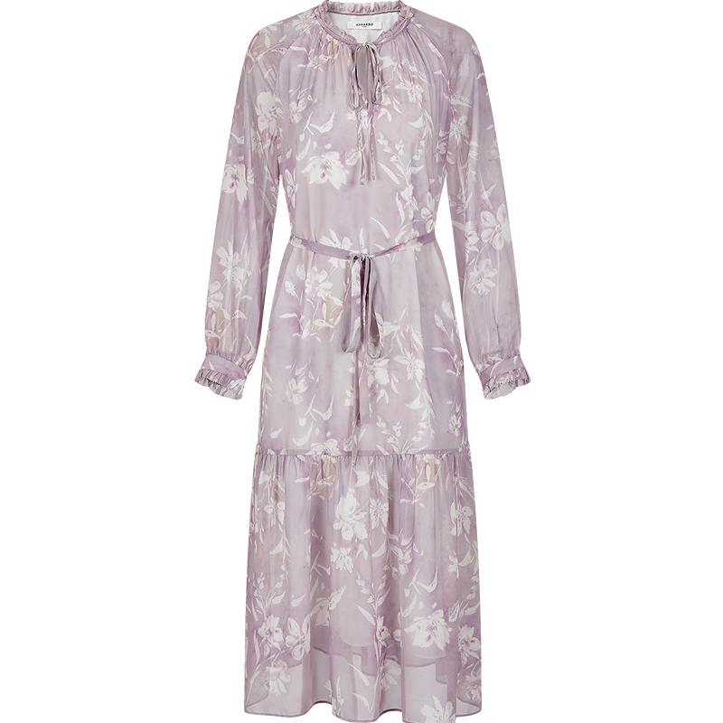 

Jiu Zi Anna Kou Ombre Print Chiffon Waist Dress 2XL