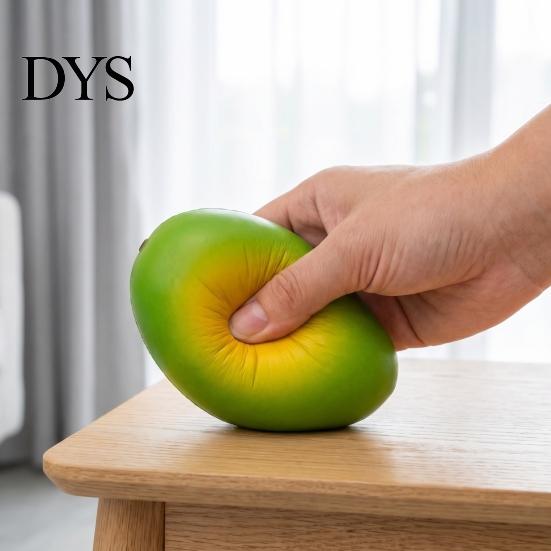 Crunchy Stress Relief Toy 3/4/5/6Pcs/Set Toy, Mango Butter Stick Peanut Pudding Fruit Soap Squeeze Fidget Anxiety Reduction Sensory Ball Adults Toys