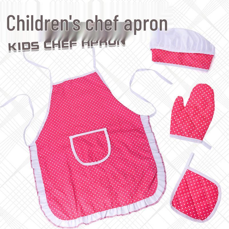 Girls Playhouse Kitchen Set: Cooking Toys & Baking Tools with Apron
