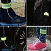 4 Pieces Reflective Bands Reflector Bands for Wrist, Arm, Ankle, Leg, High Visibility Reflective Gear Safety Reflector Tape Strap
