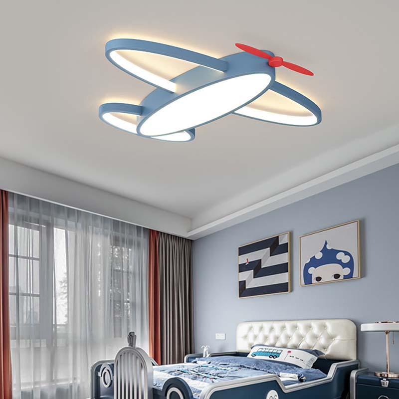 Children's room lights bedroom room lamps and lanterns modern simple Scandinavian boys and girls creative led ceiling light