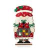 Artistic Festival Wooden Female Gnomes Statue Durable Holiday Decoration for Living Room Office Table