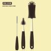 3Pcs Baby Bottle Cleaner Brushes Silicone 360 Degree Rotation Long Handle Baby Milk Bottle Nipple Cup Clean Cleaning Brush