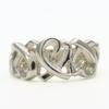 Used TIFFANY&Co. Ring Loving heart triple Paloma Picasso EU#50 Silver925 4.7g Silver Accessories