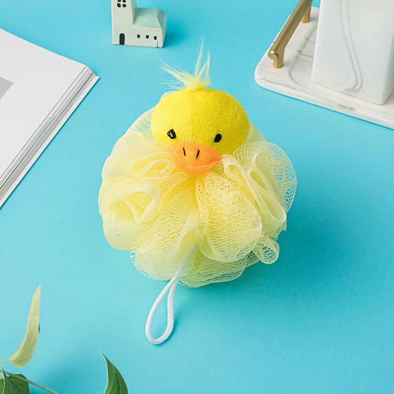 

[Colorful Bath Tennis Balls] Cute Animal-shaped Bath XC, Soft Bath Tennis Balls with Lanyards, Gentle Exfoliating Body Scrub Tools, Bath Balls Suitabl