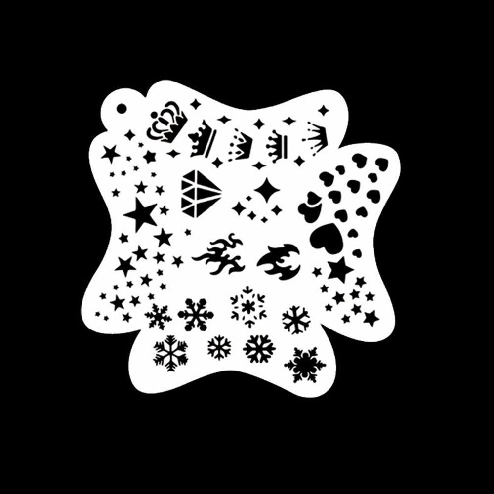 Hand Painting Face Paint Templates Reusable DIY Makeup Tools Body Art Paint Stencils  Drawing