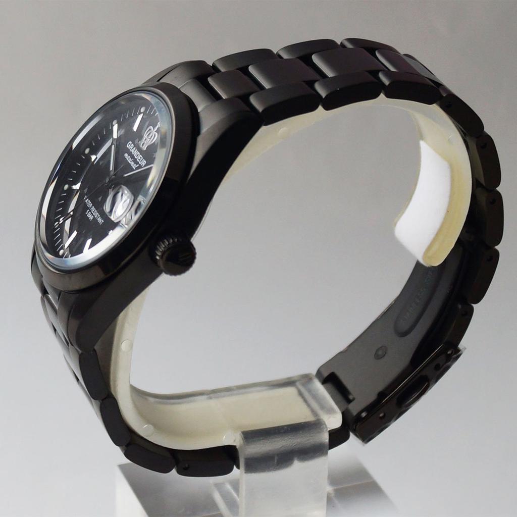 GRANDEUR Quartz Watch GSX030B1 Black IP [GRANDEUR] Men's