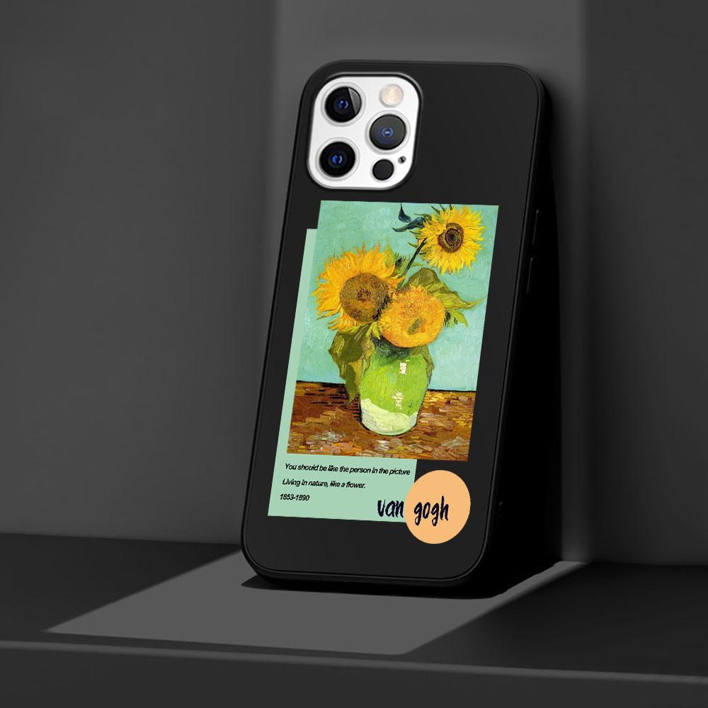 Van Gogh Art Case for Apple iPhone 13 14 Plus 11 12 Mini 15 Pro Max 7 8 SE 2020 X XS XR Silicone Soft Phone Cover