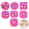 Gänseblümchen Kamelienblume Silikonform Backformen Fondant Kuchen Dekorationswerkzeuge Schmetterlingsform Harz Ton Schokolade Backformen