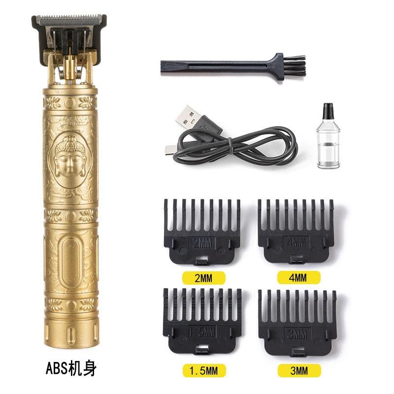 Professional Hair Clippers Electric Haircut Kit Hair Trimmer Grooming Waterproof Rechargeable Close Cutting T Blade for Men