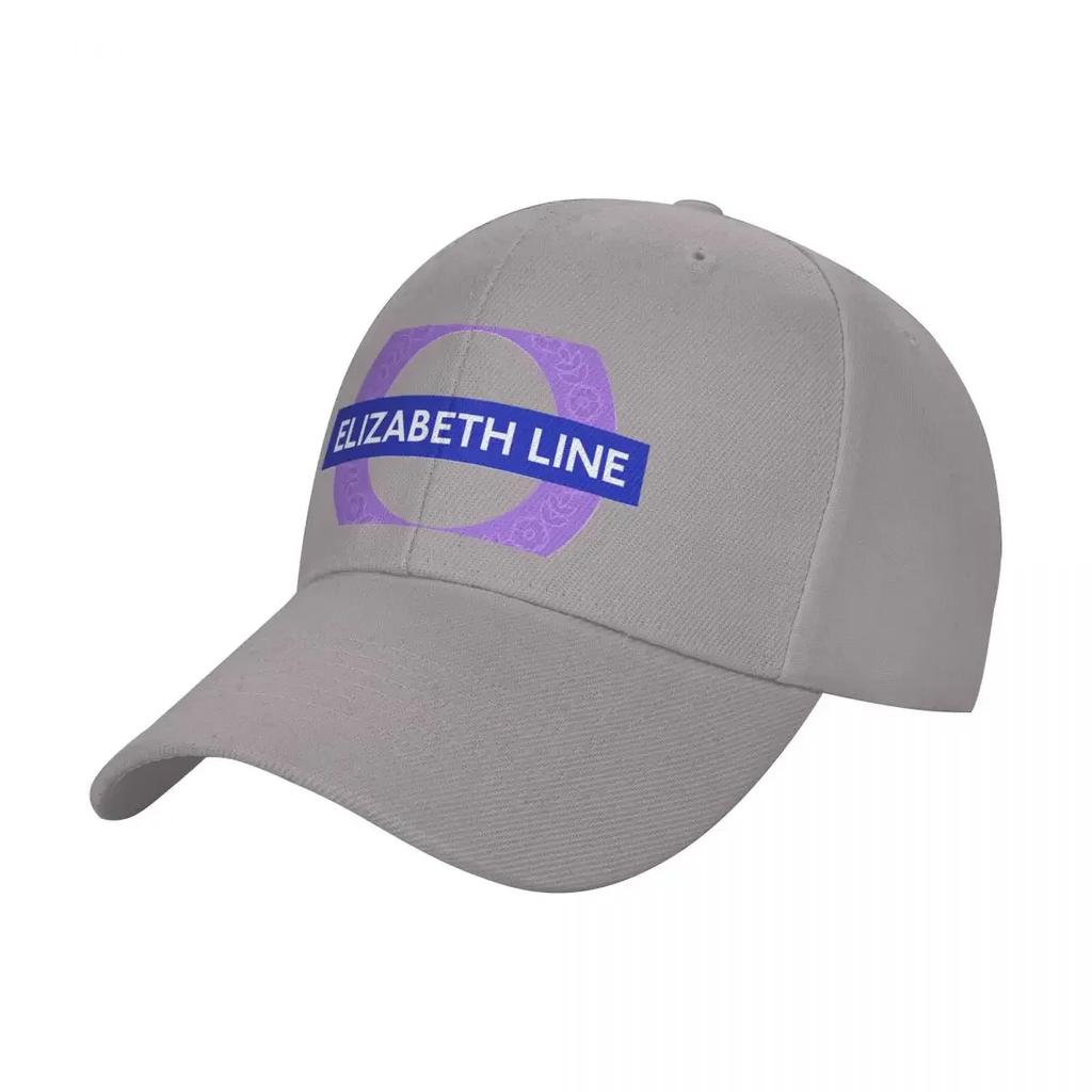 New Elizabeth Line with crown Classic Baseball Cap Unisexs big size hat sun hat Wild Ball Hat F Boy Womens