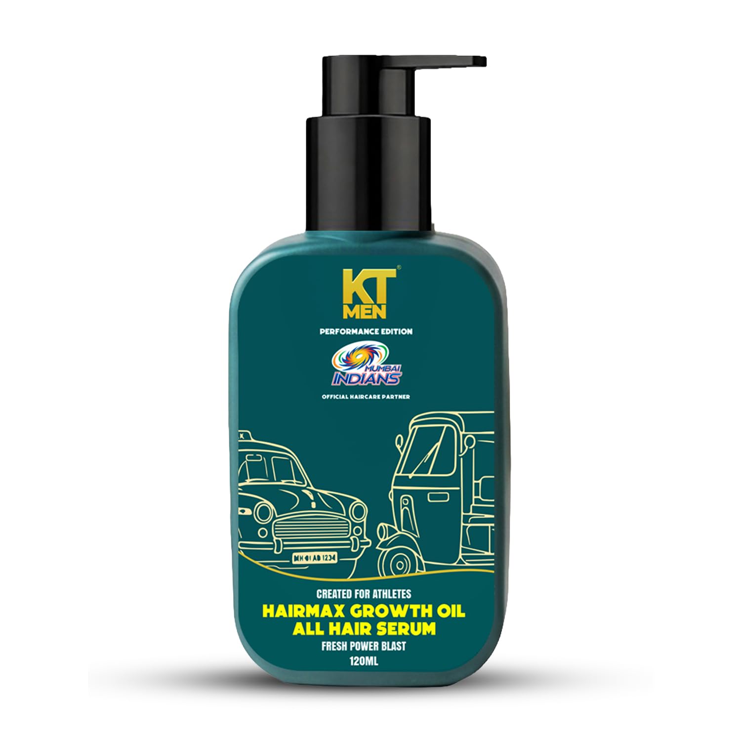

KT MEN Масло для роста волос Hair Max Сыворотка для всех типов волос + Защита от седины (Мумбаи Индианс) (120 мл)