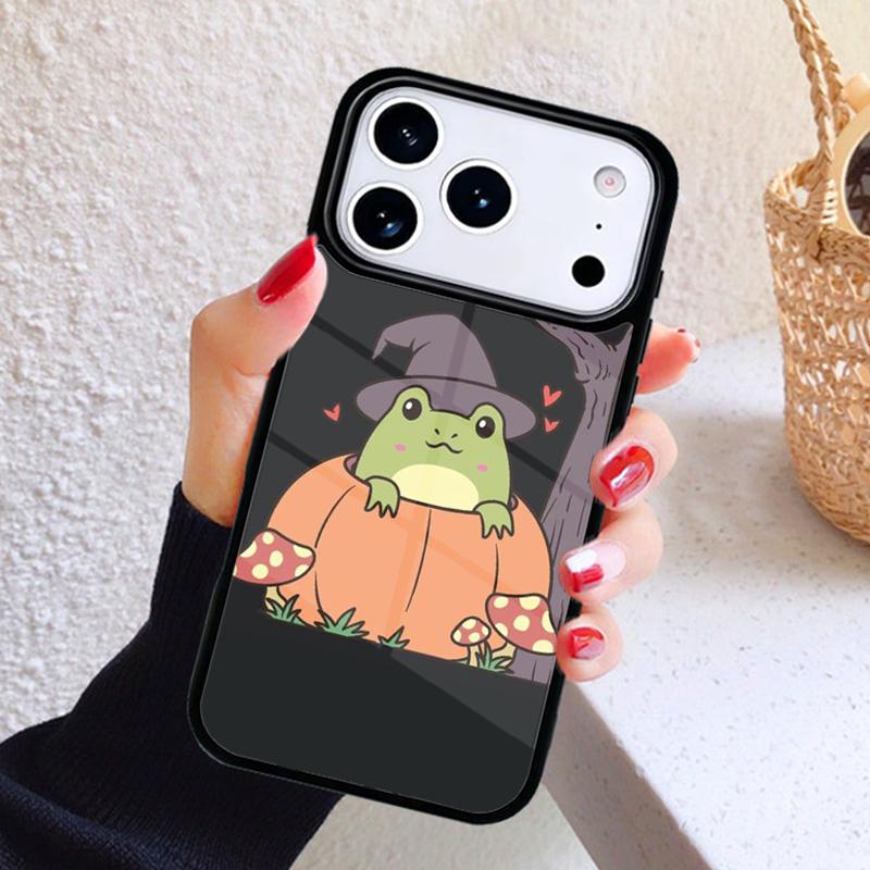 Witch Frog Phone Case For iPhone 17 Air 16 15 14 13 12 11 Pro Max Plus