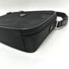 PRADA V147S triangle plate 2WAY Shoulder Bag Briefcase Business bag Nylon Black