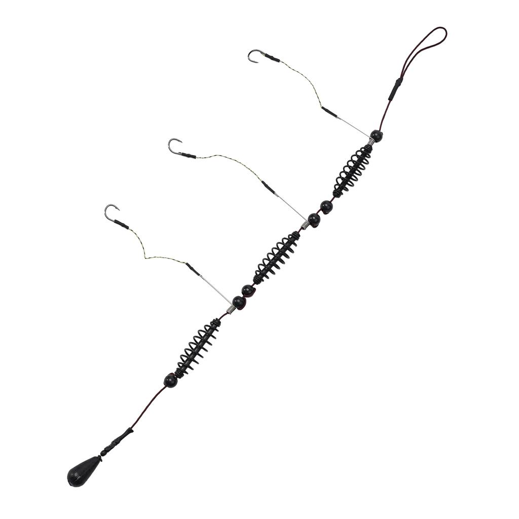 Artificial Bait Cage Set Feeder Fishing Tackle Tied