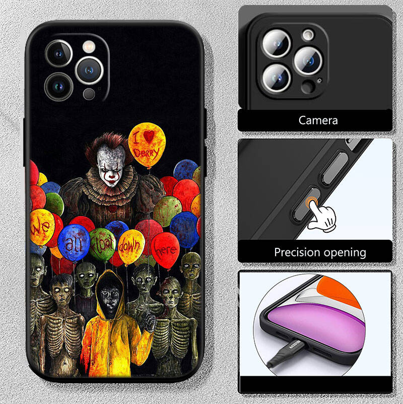 MH72 It Clown Phone Shell Case for Redmi Note 12 12S 12C 13 13C 13R 14 14S 14R 14C Pro Max Plus A3 A3X A4 A5 11A 13X