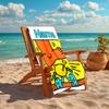 Personalized customized proof beach towel with Untitled Dance pattern - soft, absorbent,quick-drying,perfect swimming,camping&bathing