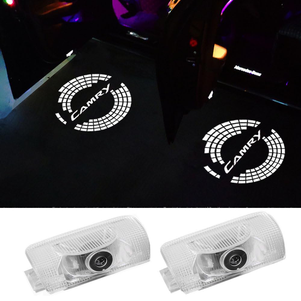 Yaoperfor Courtesy Light, Door Welcome Light, Curtain Lamp, LED Logo Projection, Replacement Type, Compatible