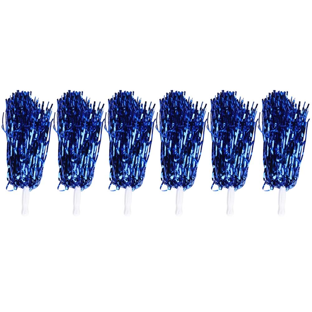 6PCS Cheerlding Poms Flower   for Sport Competition Foot  Basket  Match