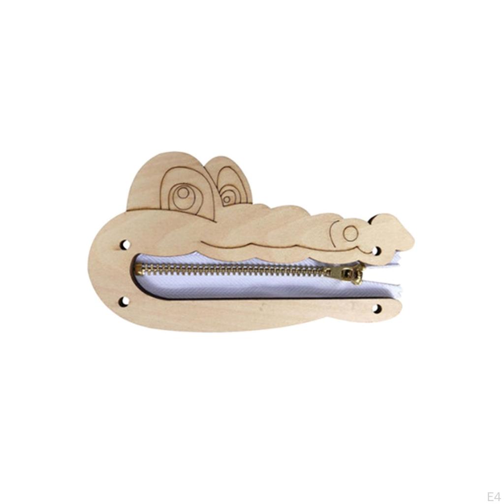 Busy Board Early Educational Toy DIY Accessories Sensory Toys Motor Skill Unpainted for Plane Travel