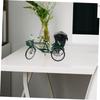Collectible 1:10 Miniature Tricycle Model Iron Three Wheeld Rickshaw Replicas Vintage Desktop Decoration Gift For Adults