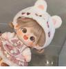 20cm Girl Doll Dress-Up Set - Cotton Outfits & Accessories for Female Friend Gift