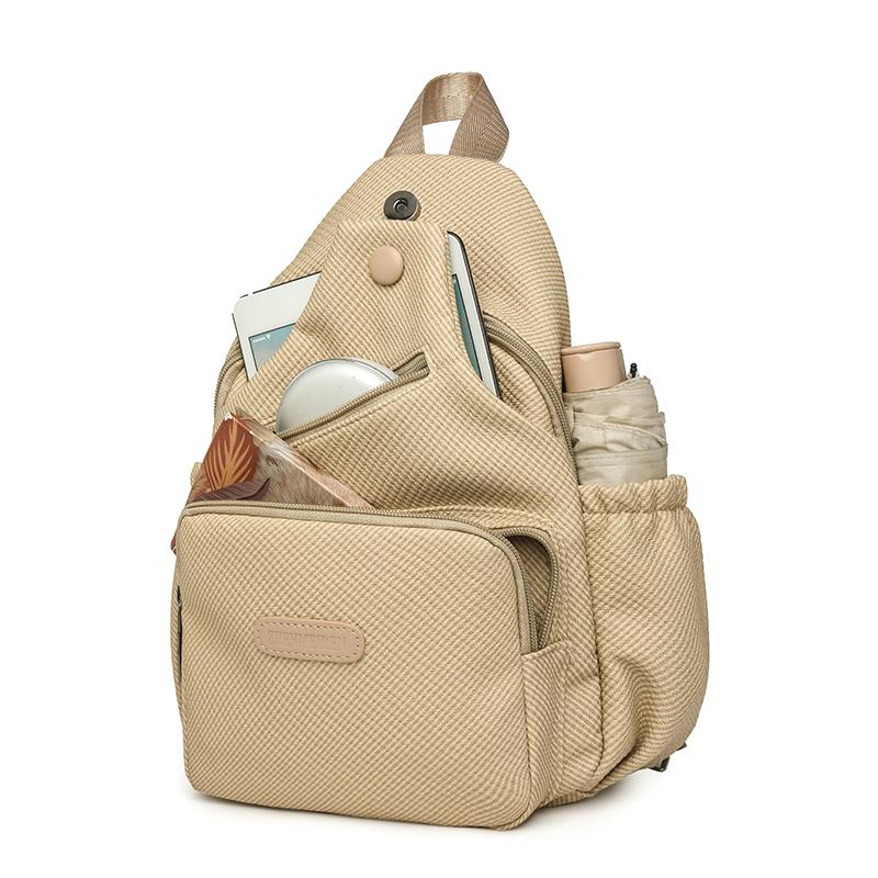 Multifunctional Lightweight Chest Bag Women's Large Capacity Shoulder Bag Commuter Backpack