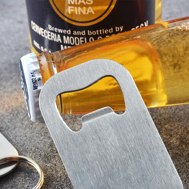 Stainless Steel Fashion Keychain Bottle Opener for Soda & Beer