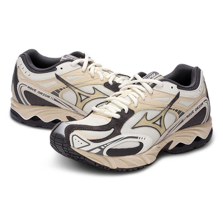 Mizuno Wave Orion Comfortable Versatile Mesh Shock Absorption Non-Slip Durable Support Low-Top Running Shoes Unisex Sneaker Off-White D1GH232101