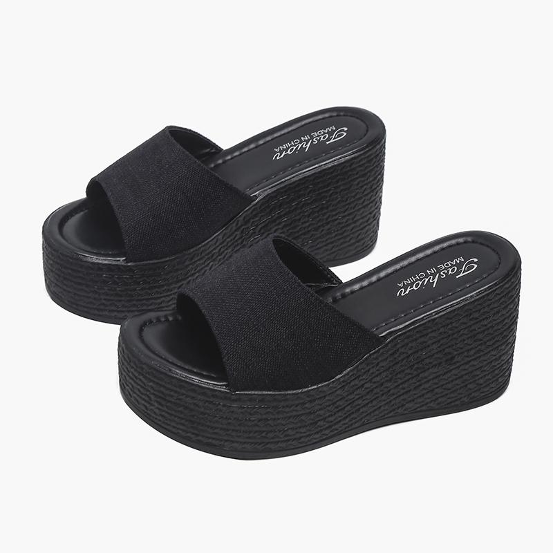 Fashion Hot Selling Comfortable Summer Classic Women's Slippers 2025 New Wedge Shoes Women's Outdoor High-quality Fashion Slippers