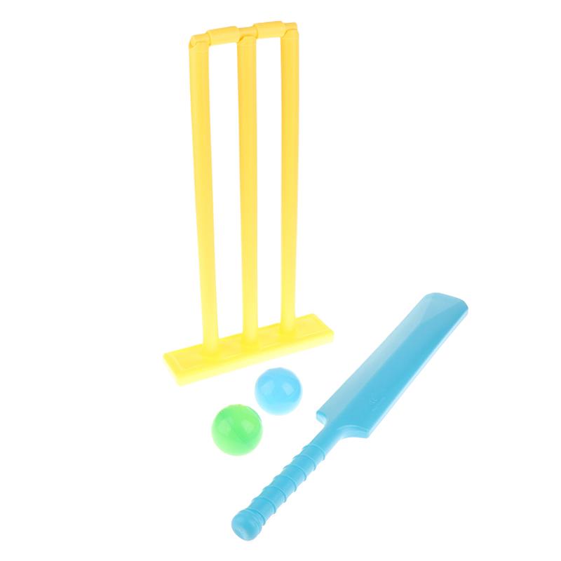 Kids Cricket Set Parent-Child Interaction Beach Games Croquet Paddles Hard Board Cricket Play Toys Pp Exercise Sports Equipment