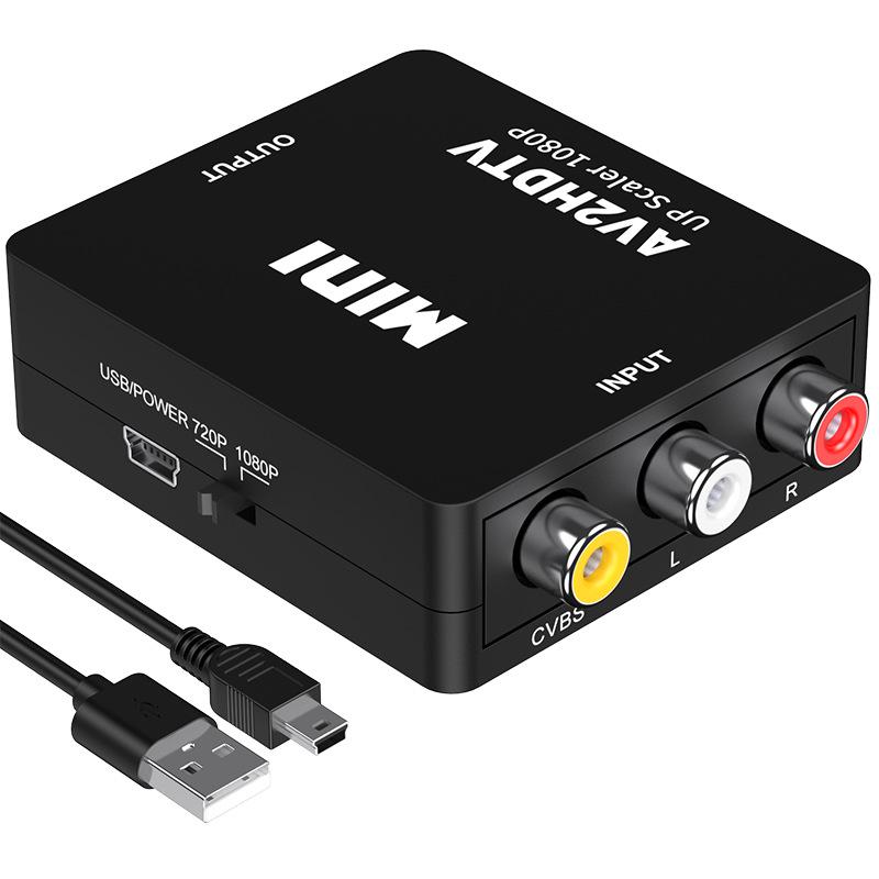 Sanlian 1080P RCA To HDMI Converter for Cross-Border AV, Gaming, and TV Set-Top Boxes