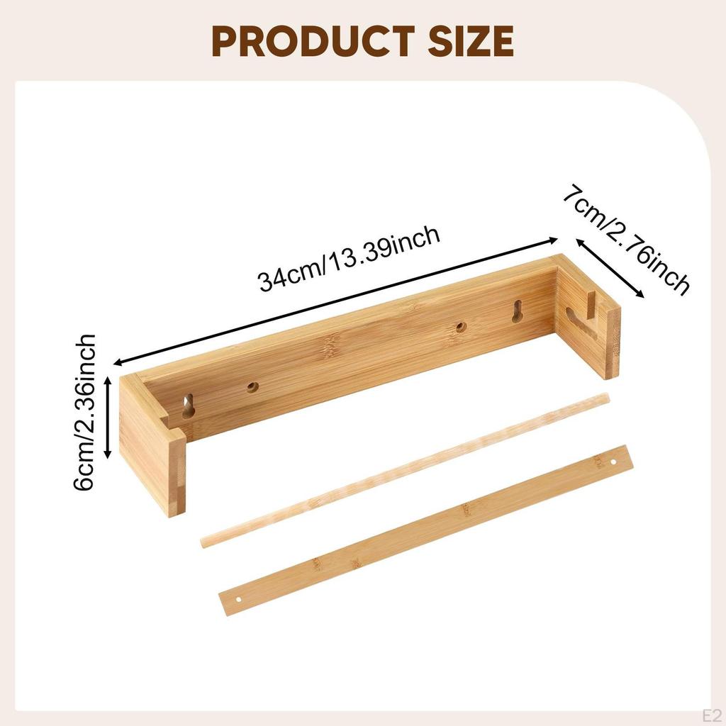 Wooden Easel Paper Roll Holder Dispenser Creative Workspaces Multipurpose for Restaurants