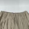 Ebure Beige Linen Flared Skirt Skirt 38 beigeUsed