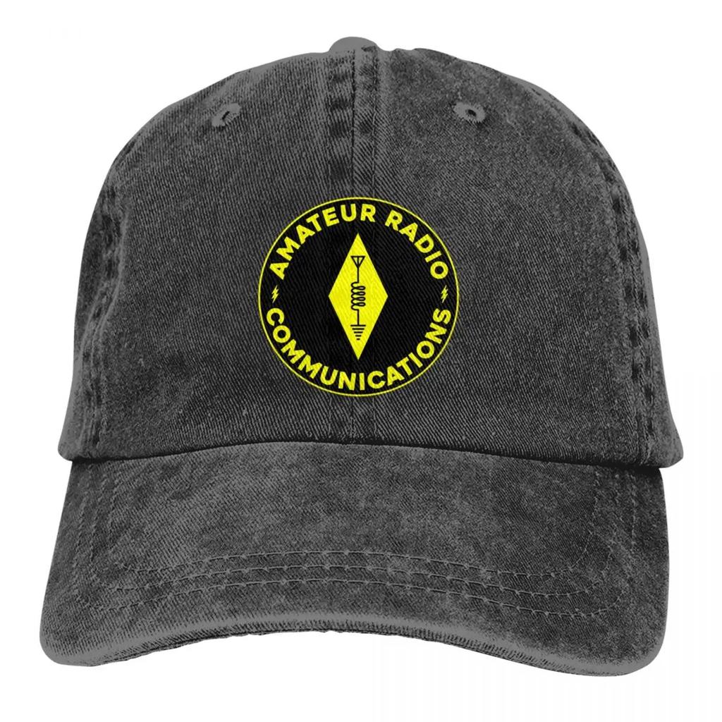 Amateur Radio Communications Operaotr Accessories Men Women Baseball Cap Distressed Cotton Caps Hat Vintage