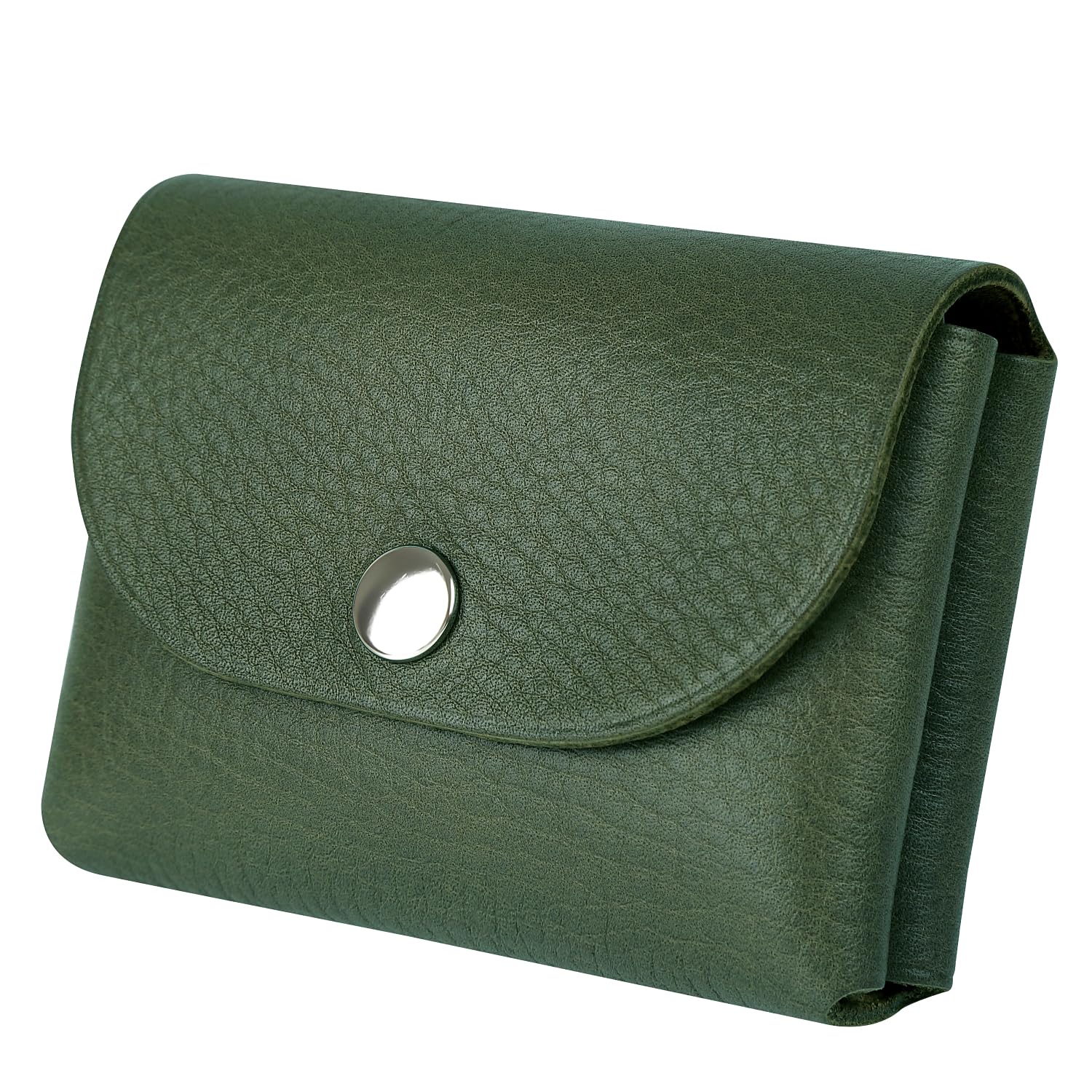 Женский мини-кошелек NewStep из натуральной кожи зеленый - Компактный складной кошелек с отделением для купюр и монет - Идеально подходит в качестве подарка 6230₽