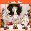 Stretchable Joyful Doll Decoration With Snowman Reindeer And Elderly Characters Perfect For Atmosphere Christmas