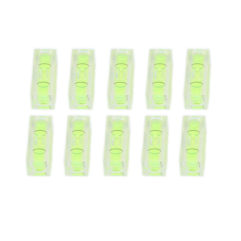 5/10pcs Mini Spirit  Measuring Tools Square Bubble Level Protractor Precision Cylinder Level Horizontal Bead