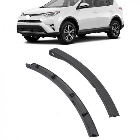 Front Bumper Wheel Fender Molding Trim Left+Right For 2016-2018 2019 Toyota RAV4