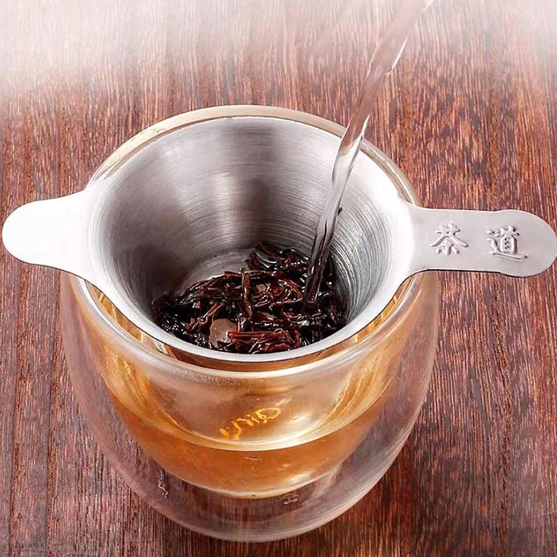 Tea Strainer 304 Stainless Steel, Teapot Teacup Filter, Reusable Tea Infuser, Chinese Teaware Accessories, Kitchen Tools