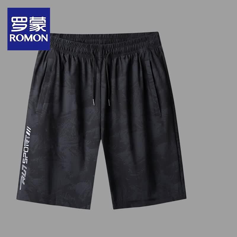 ROMON Men s Plus Size Camouflage Quick-Dry Sports Shorts 8XL