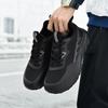 Large size lightweight wide head casual sports shoes new fly-woven mesh men's shoes fat feet fat barefoot running shoes