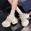 Fashion Women Chunky  Sneakers High Platform Sports Shoes New 2025 Autumn Thick Bottom Women's Wedge Casual Shoes