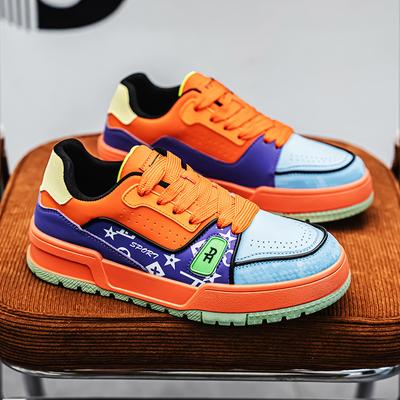 Pánské tenisky 2024 Podzim Zima Módní Oranžové Designové Tenisky Pánské Platforma Ležérní Skatebotdové Boty Pánské zapatillas de hombre