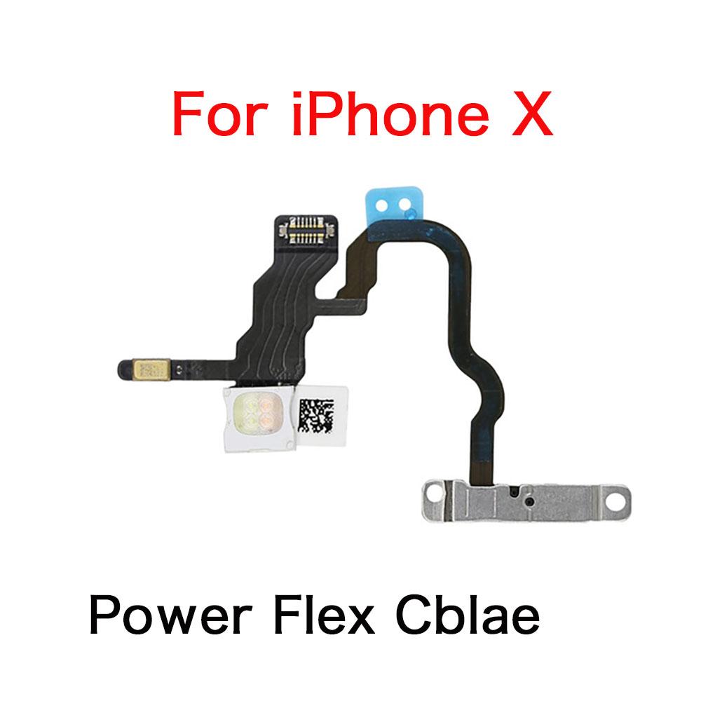 Power And Volume Button With Silent Switch Flex Cable For iPhone X XR XS 11 12 Mini Pro Max Repair Replacement