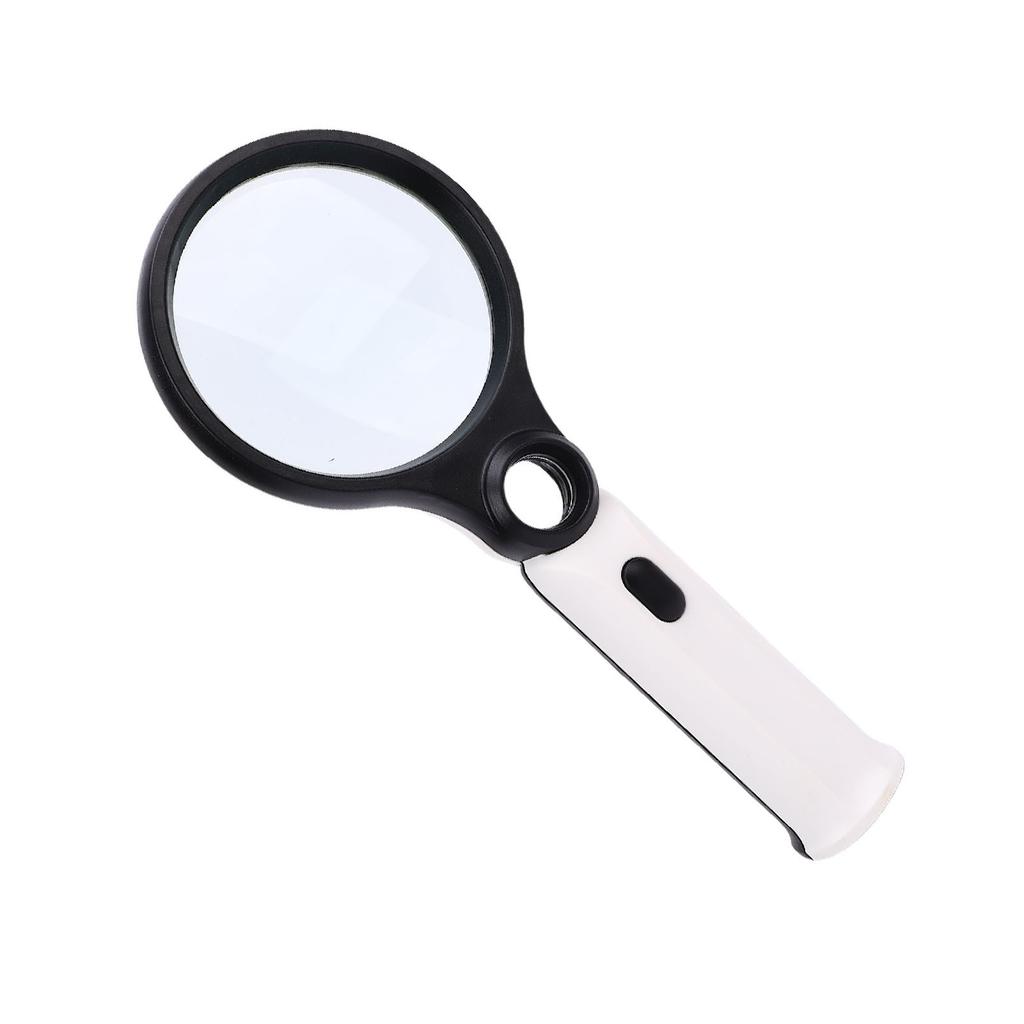 Magnifying Glass with Light 10X 20X LED Lighted Magnifier for Reading Book Newspaper Inspection