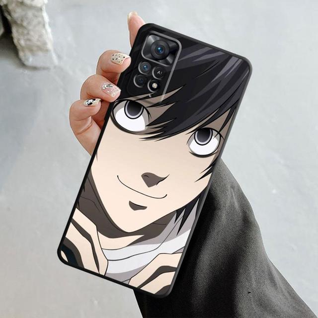 Husă Anime Death Note L Light pentru Xiaomi Redmi Note 11t 11s 11 10 8 Pro 9 9s 9t 8t pentru Mi 10 8 9a 9c 10c 12c K40 K60