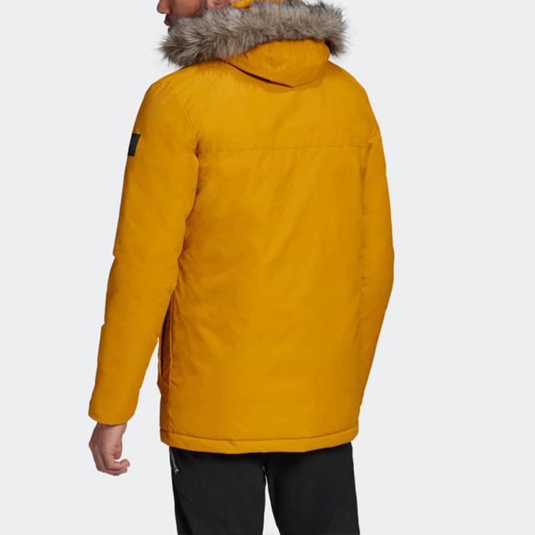 New Adidas Puffer Jackets Men Yellow GK3551