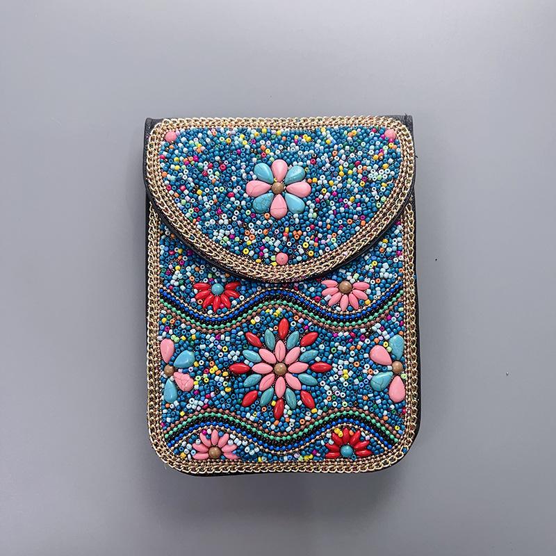 Boho Vintage Veske - Flerroms premium tekstur myk moteriktig allsidig håndlaget dusk risperler